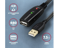 Axagon Kabel ADR-207 USB repeater 7.5 m - 1485412 - zdjęcie 2